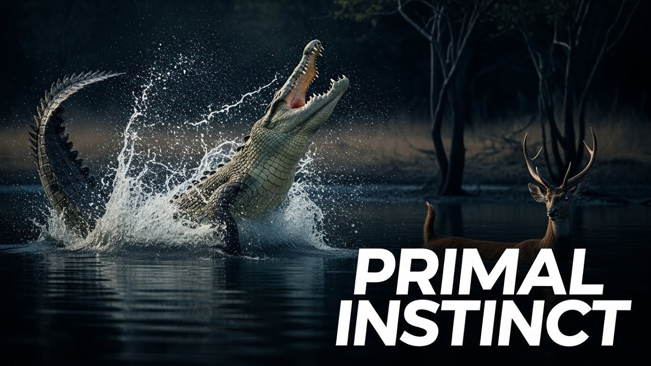 No Escape at the Waterhole – Part 3 | Crocodile Ambush Continues | Brutal Jungle Hunt