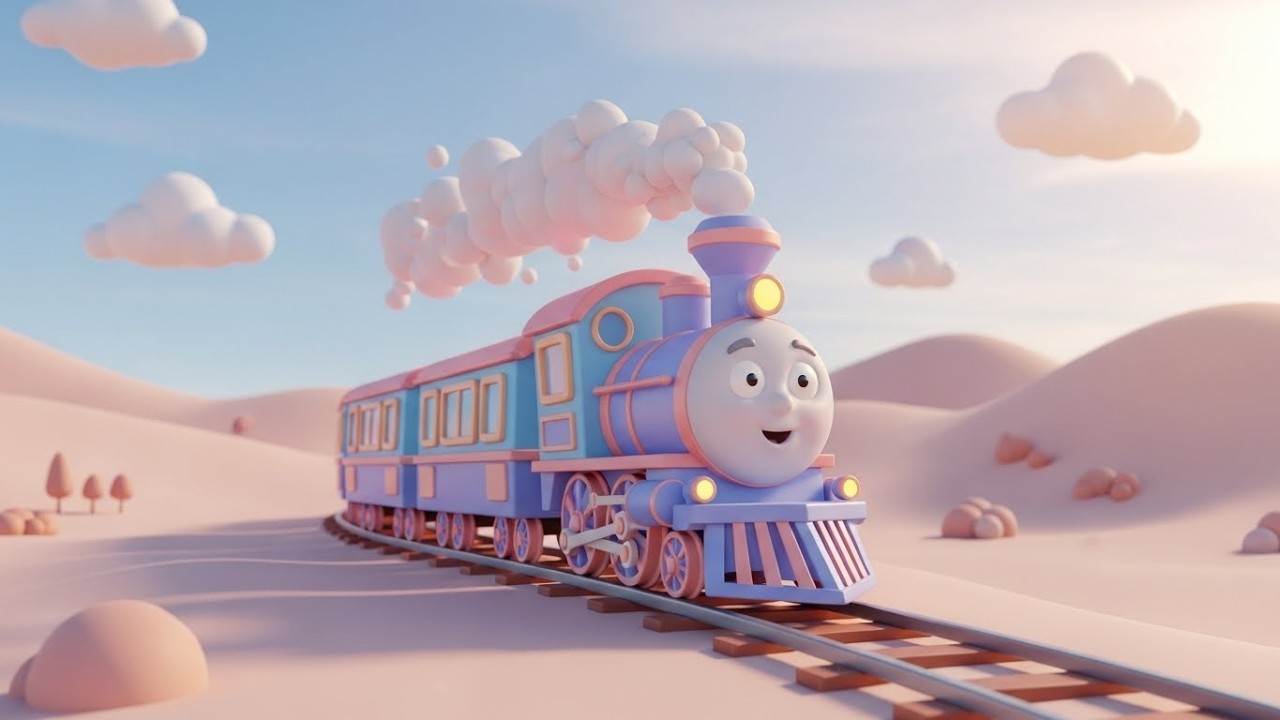 Смеющийся поезд говорит «Чук-Чук» 🚂😆🎶 | Мультфильм для детей и весёлые приключения