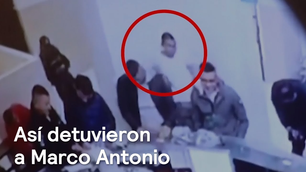 Momento exacto de la detención de Marco Antonio Sánchez Flores - En Punto con Denise Maerker