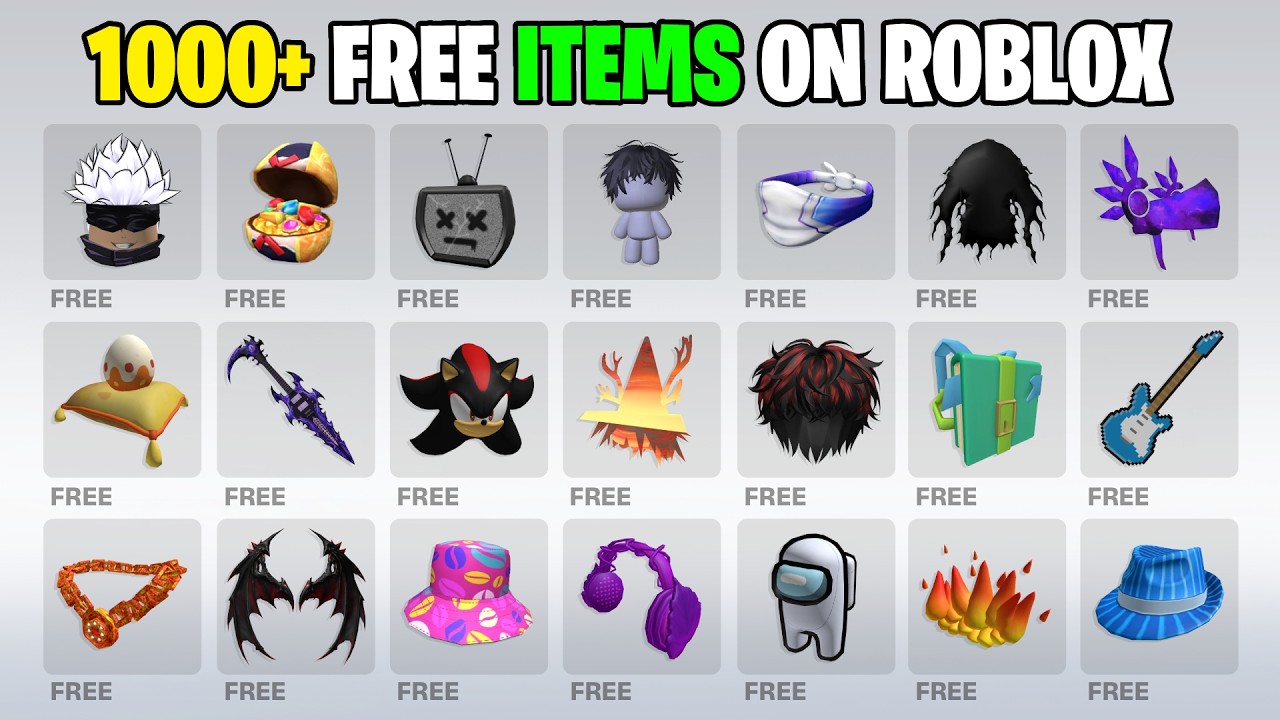 БОЛЕЕ 1000 БЕСПЛАТНЫХ ВЕЩЕЙ В ROBLOX, ПОДБОРКА 2026 🔥 ЗАБИРАЙ ПРЯМО СЕЙЧАС