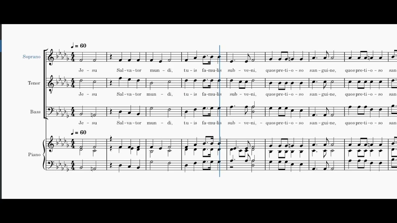 Jesu Salvator Mundi Soprano