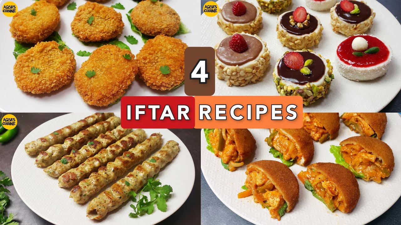 Iftar Recipes Try Something Different by Aqsa'sCuisine, Chicken Cheese Kabab, Nuggets, New Dessert