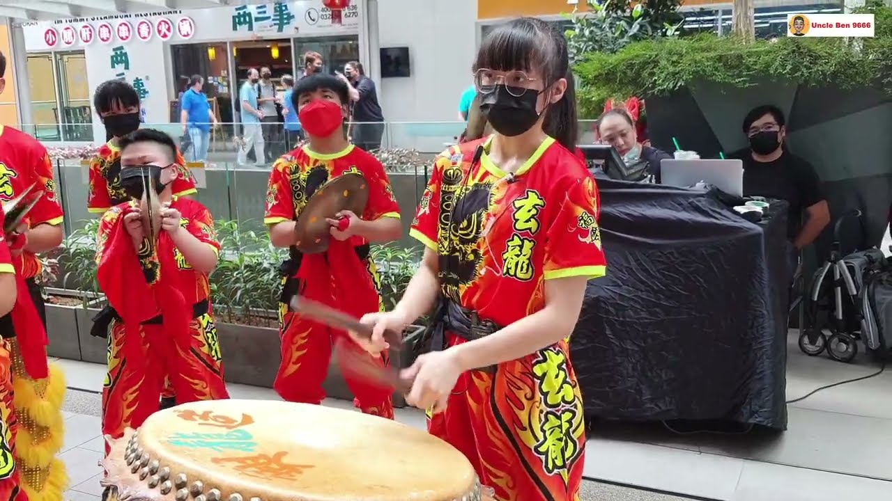 2022 Lunar New Year Lion Dance Drumming Performance  #雪州萬撓玄龍體育會