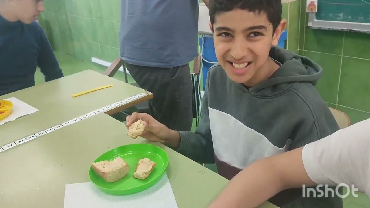 Celebrando Extremadura en la escuela. Taller Cocina. Aula D. Morcilla Patatera 