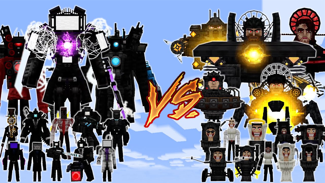NEW UPGRADE CAMERAMAN vs SKIBIDI TOILET - SKIBIDI TOILET MULTIVERSE V9 FULL | MINECRAFT PE BATTLE