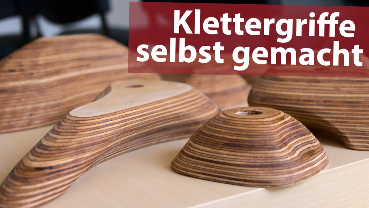 Klettergriffe Marke Eigenbau: Wie aus Holz Griffe für die Boulderwand werden | GkB-Vlog