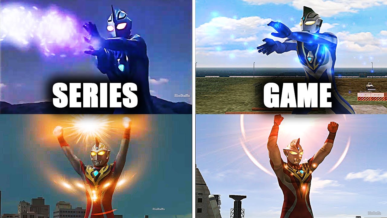 All Ultraman Ultimate Attack Comparison - Semua Ultimate Ultraman From Series and Game Ultraman FE 3