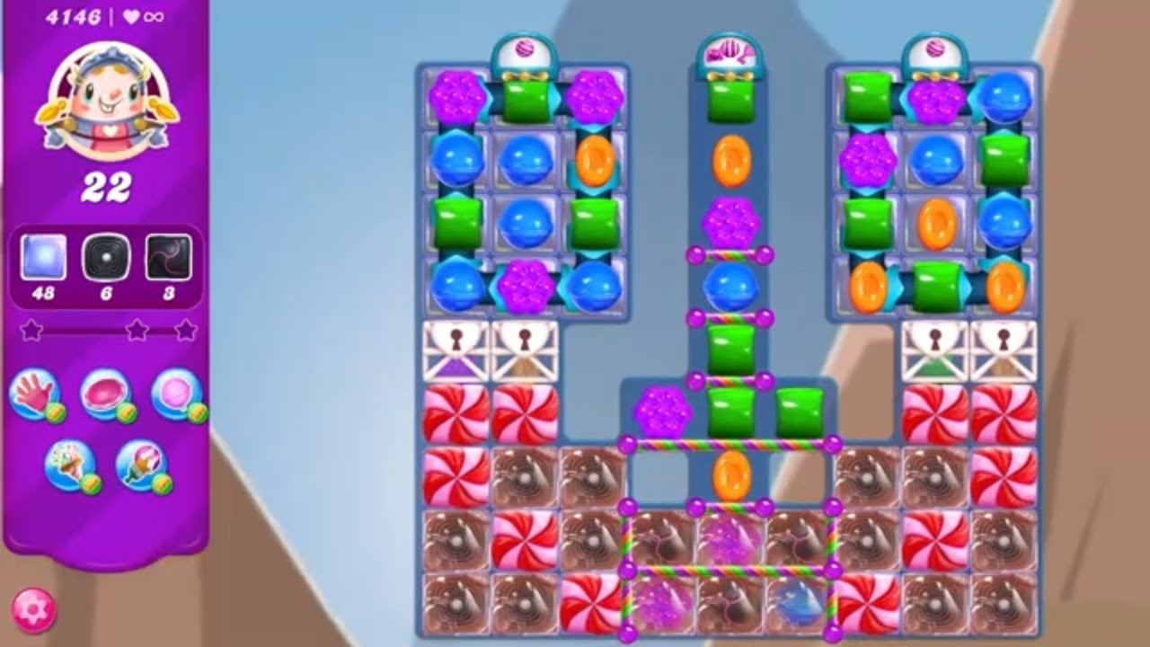 Candy Crush Saga LEVEL 4146 NO BOOSTERS (new version)🔄✅