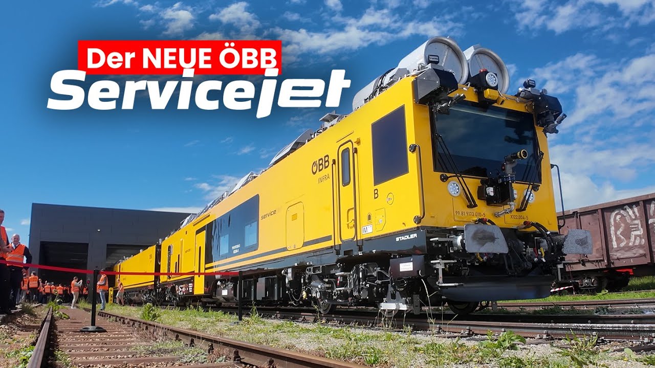 Der NEUE hybride ÖBB Servicejet: Rettung, Evakuierung und Arbeitszug in einem!