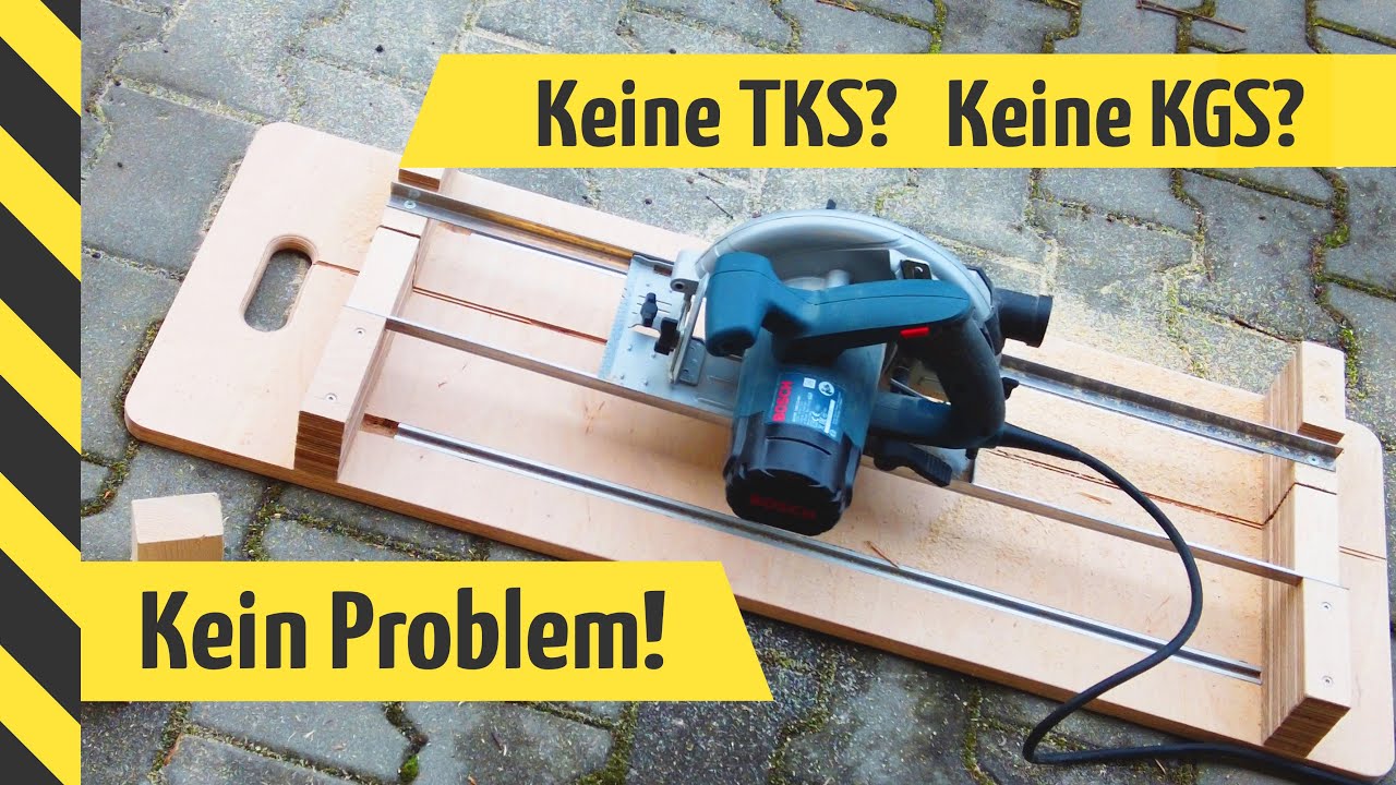 DIY mobiler Ersatz für Kreissäge & Kappsäge · Auch für die Oberfräse! ✨