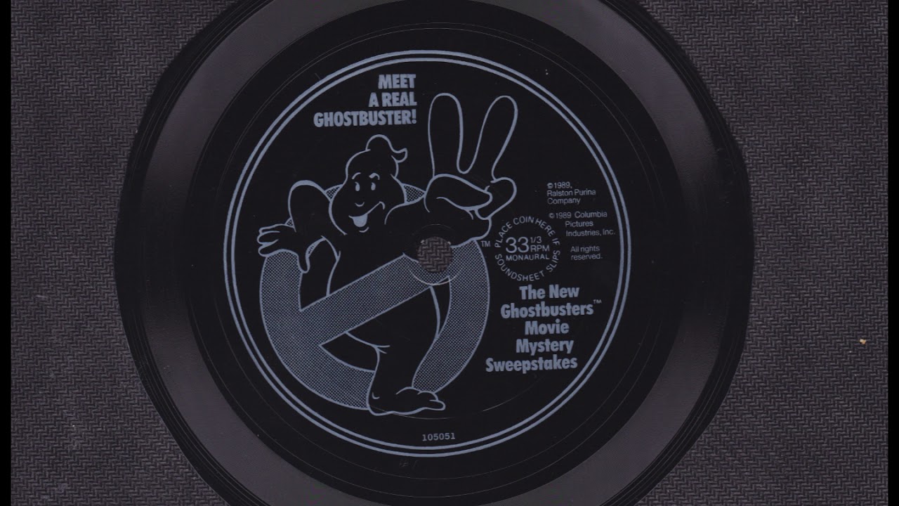 Ghostbusters Sweepstakes Record (1989)