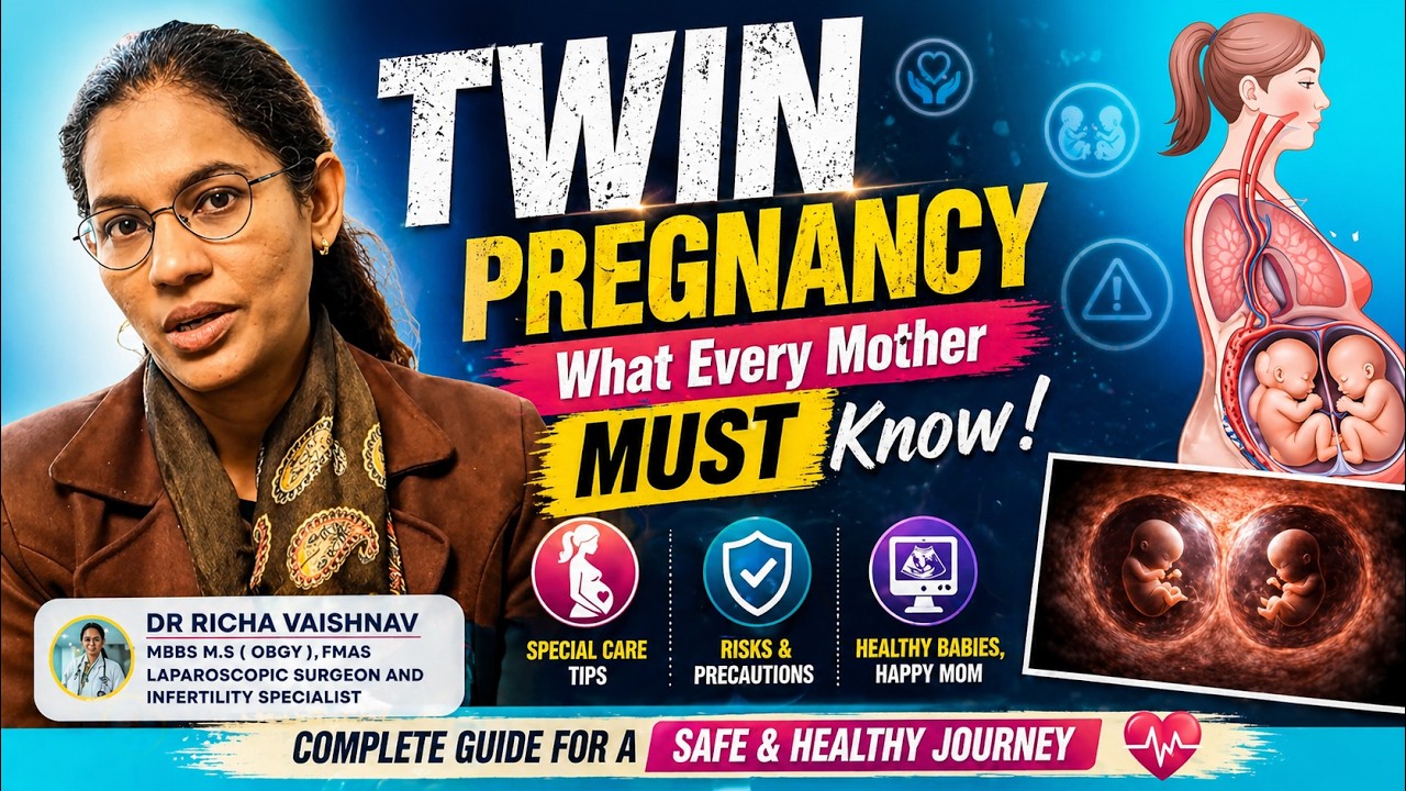 Twin Pregnancy Explained | Care, Diet, Risks & Complications | Dr Richa Vaishnav | #part1