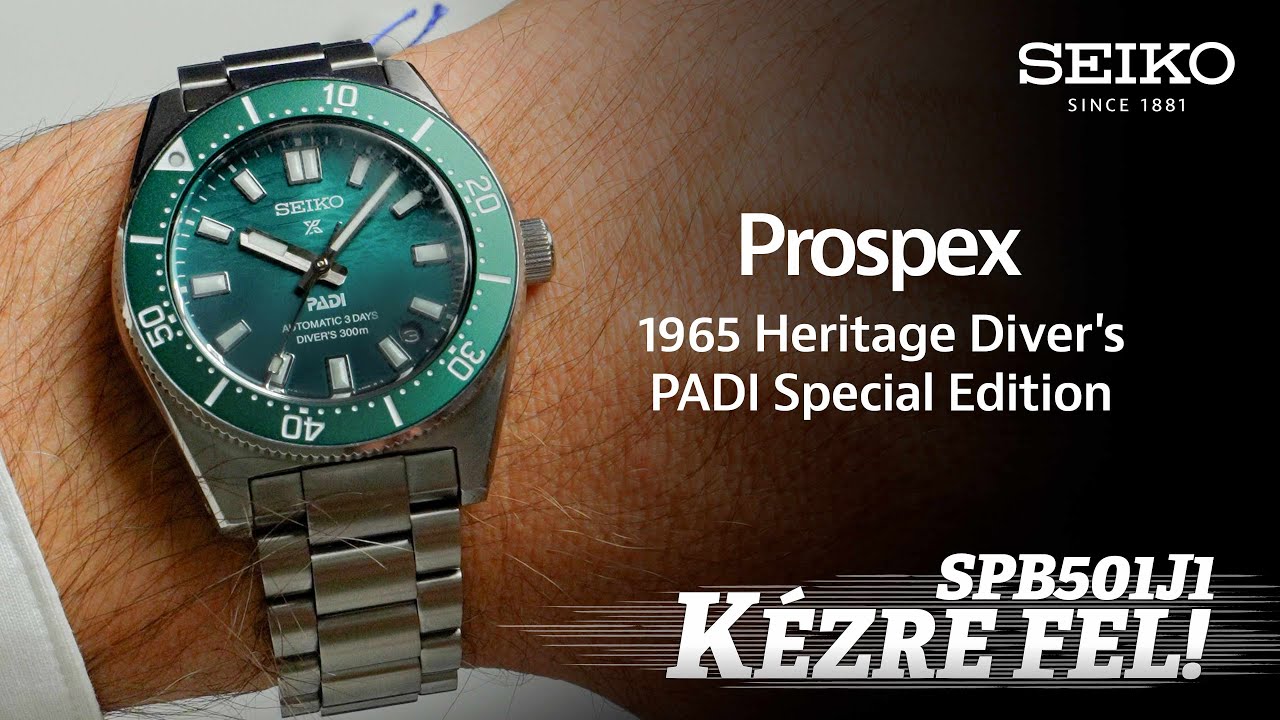 Kézre fel! Prospex SPB501J1 1965 Heritage Diver's PADI Special Edition