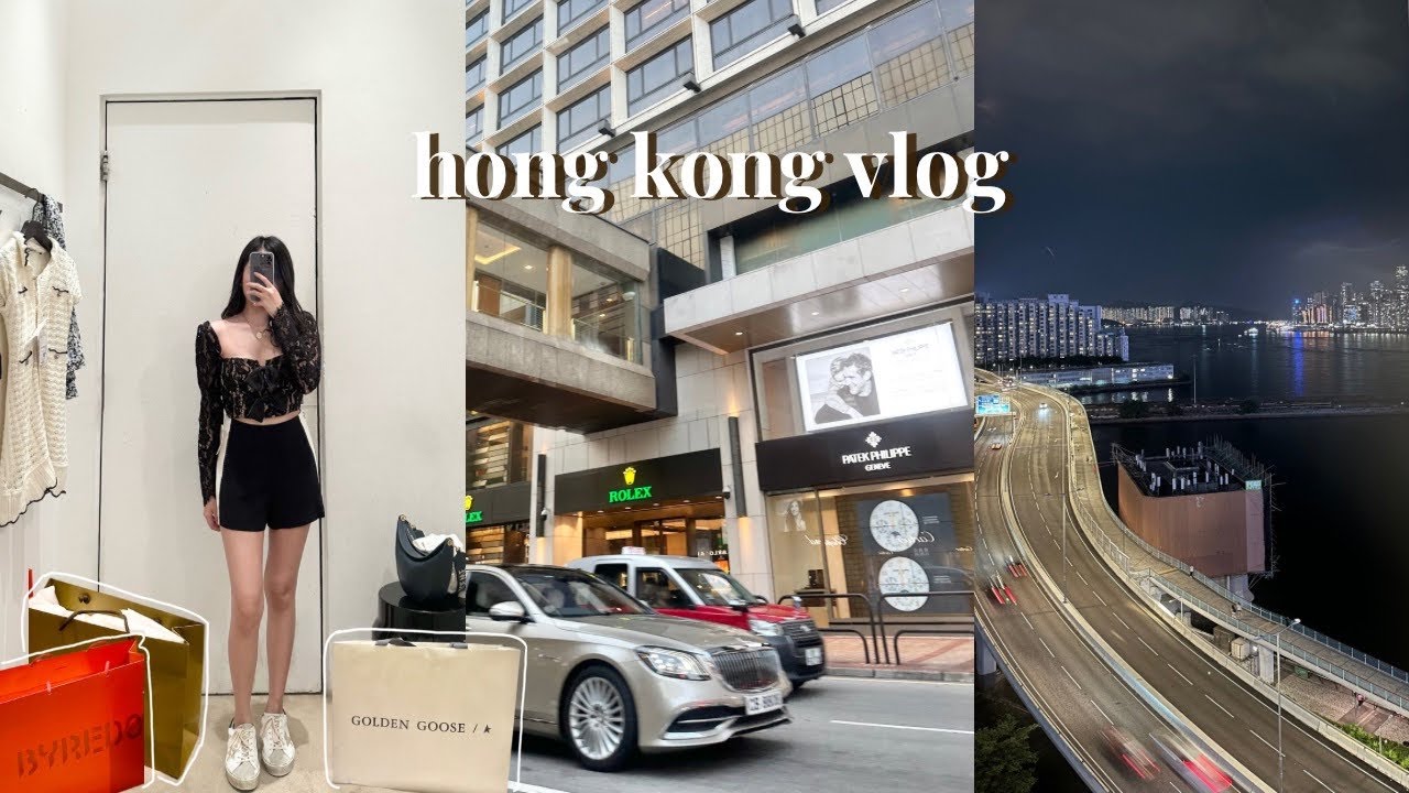 hong kong vlog 🤍 byredo perfume, golden goose, lane crawford shopping 🛍️ocean park🐬 tsim sha tsui