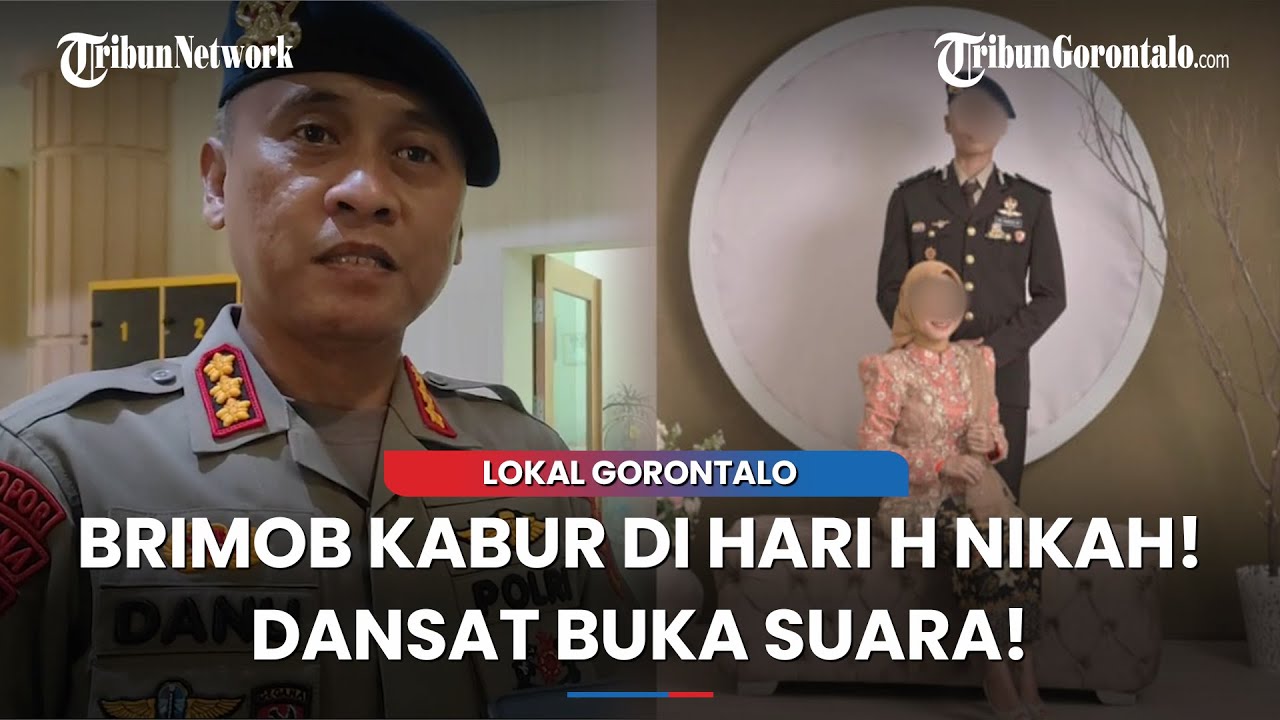 Bripda Farhan Kabur ke Palu di Hari Nikah, Dansat Brimob Gorontalo: Masalah Mental, bukan Institusi!