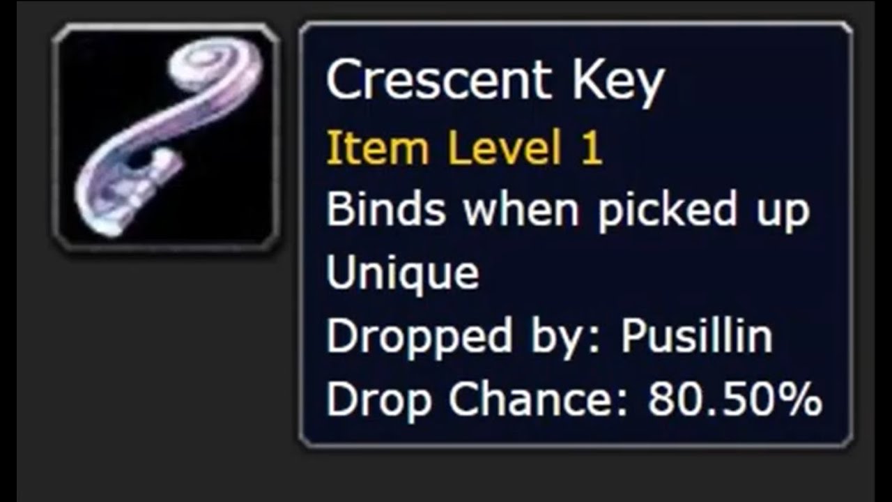 World of Warcraft - WOTLK - Crescent Key (Dire Maul)