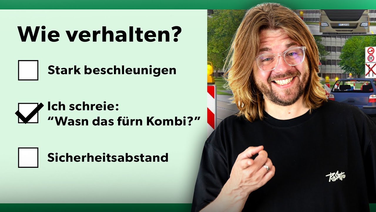 Wir machen nochmal die Theorieprüfung (Katastrophal)