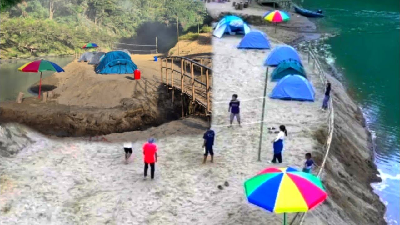 Beach nuam tak an hawng ta e⛱️🌊 Khamrang Camp Site 
