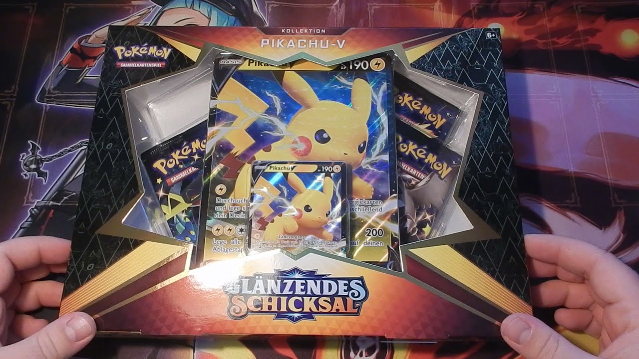 Pokemon Glänzendes Schicksal Pikachu-V Kollektion Box Deutsch / German Unboxing / Opening / #3