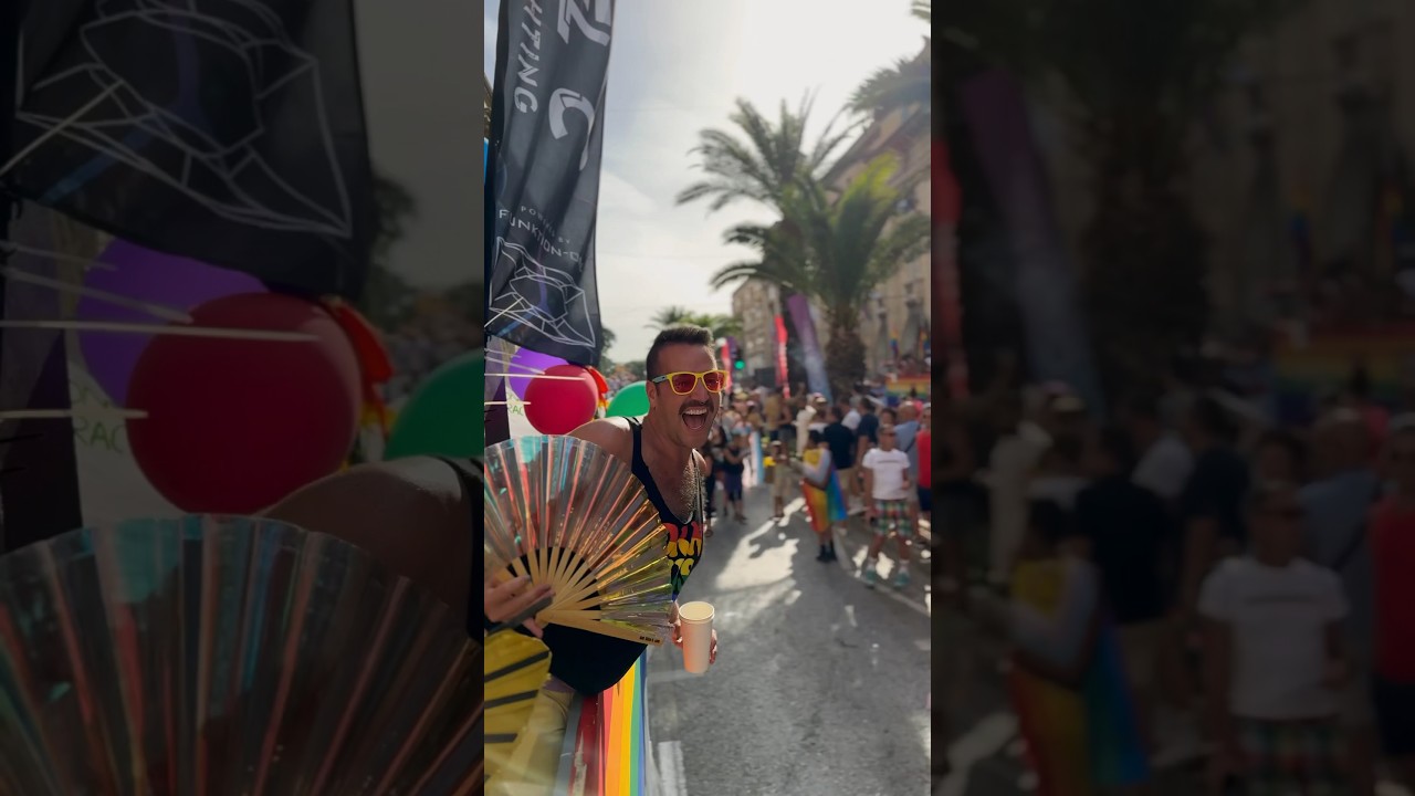 Euro Pride 2023 in VALLETTA, MALTA 🇲🇹 #europride #pride #visitmalta ​⁠#shorts
