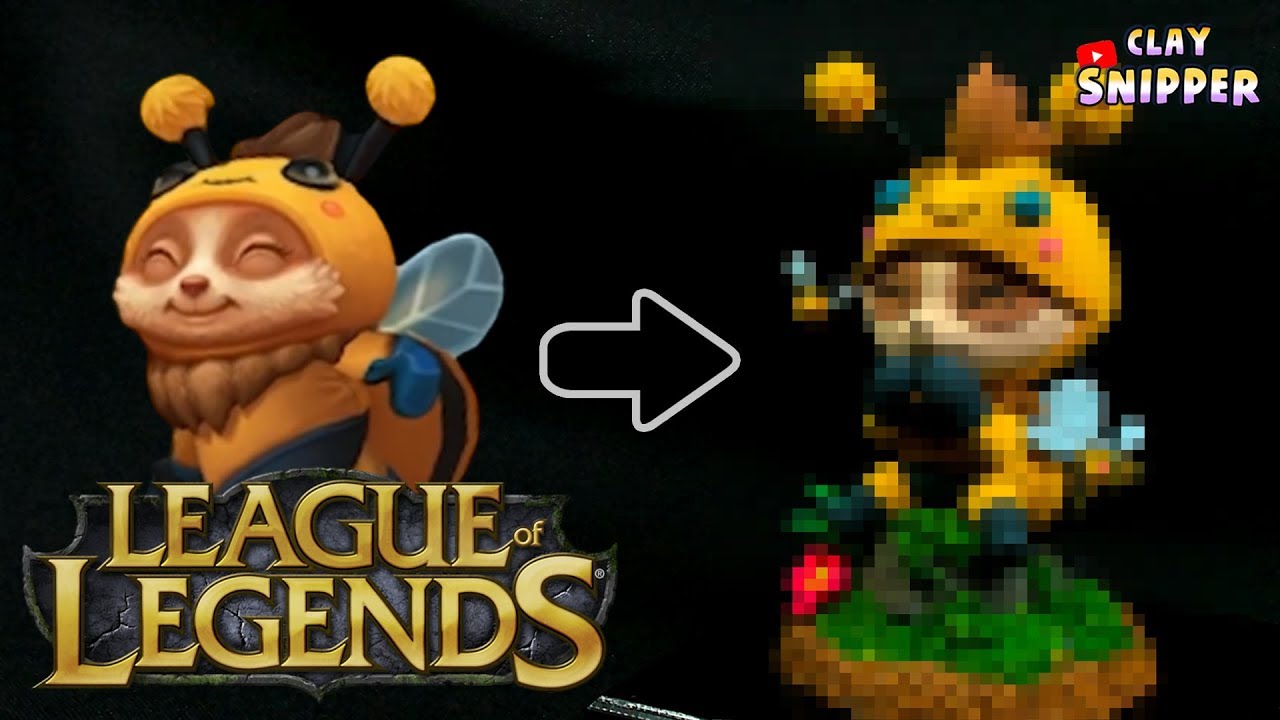 League of Legends lovely " Beemo " Clay art tutorial!