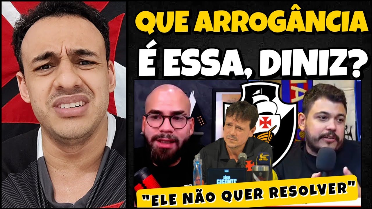 DESABAFO! CHEGA, DINIZ! SEJA HUMILDE: TÁ HORROROSO!/PEDROSA E JOEL SILVA DEBATEM DEMISSÃO DO DINIZ 