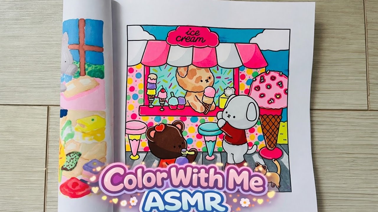 Color With Me ASMR Berrie Coloring | Volume 5 (page 4) | Short Version 6 minute