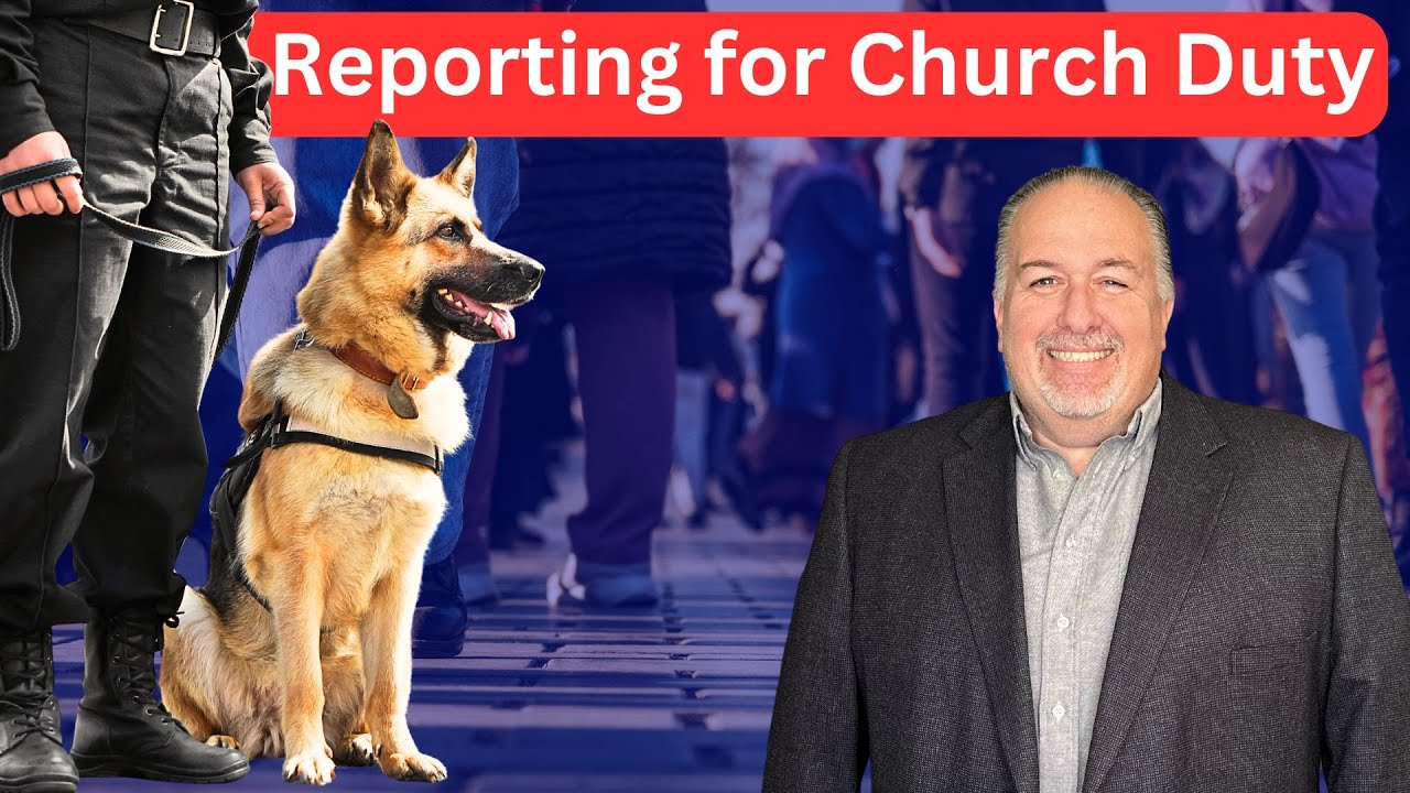 Bomb Detection Dogs at Church