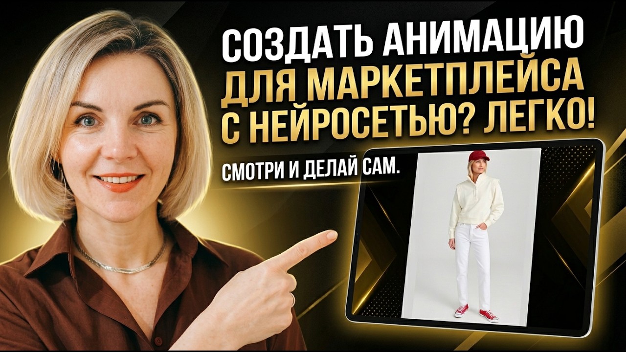АК СОЗДАТЬ AI-АНИМАЦИЮ ОДЕЖДЫ? Пошаговый туториал (Kling AI, Arena AI, CapCut)