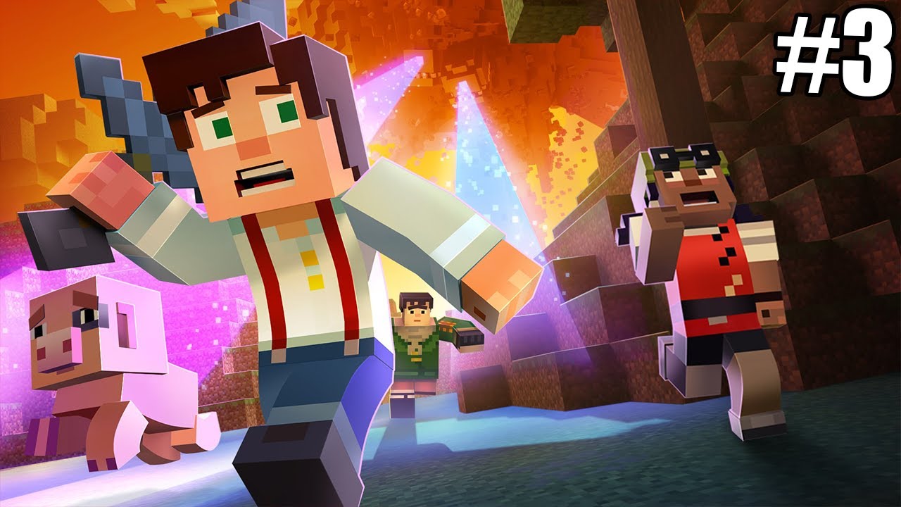 MINECRAFT APOCALYPSE! | MINECRAFT STORY MODE SEASON 1 #3