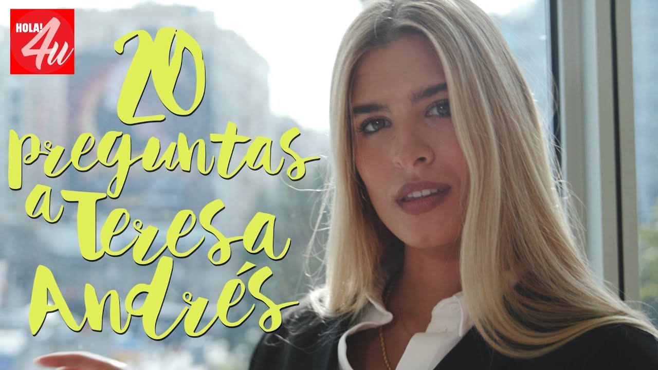 20 preguntas a Teresa Andr&eacute;s Gonzalvo  | HOLA!4u