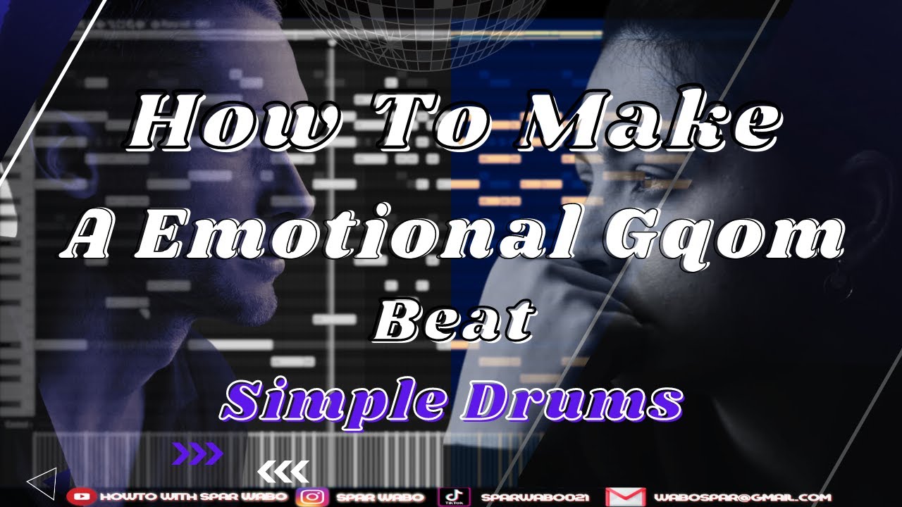 How To Make A Emotional Gqom Beat With Simple Drums | FL Studio 21