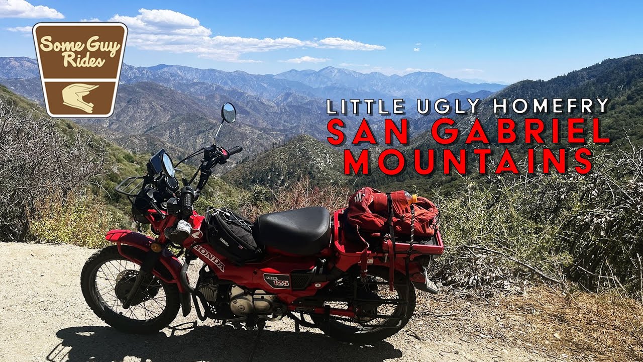 San Gabriel Mountains on a Honda CT125 Trail - Plus Densely Packed Chatter!