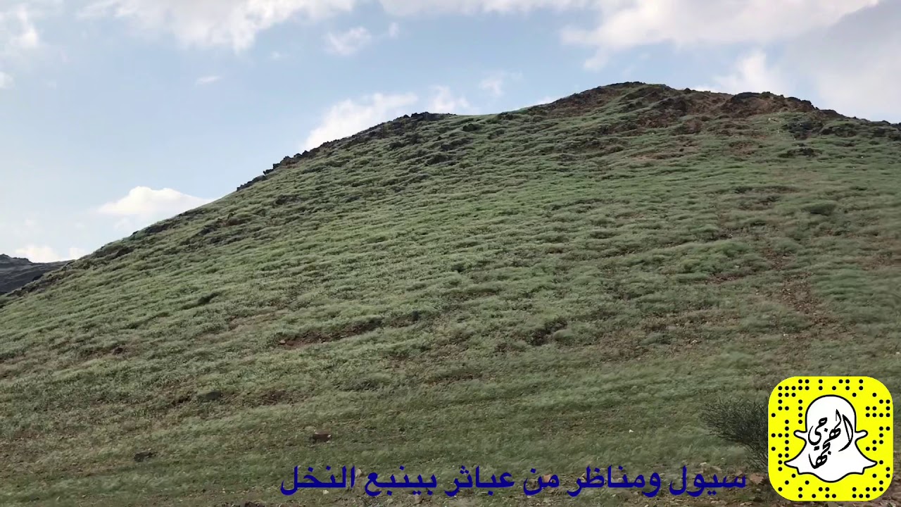 سيول ومناظر من عباثر بينبع النخل