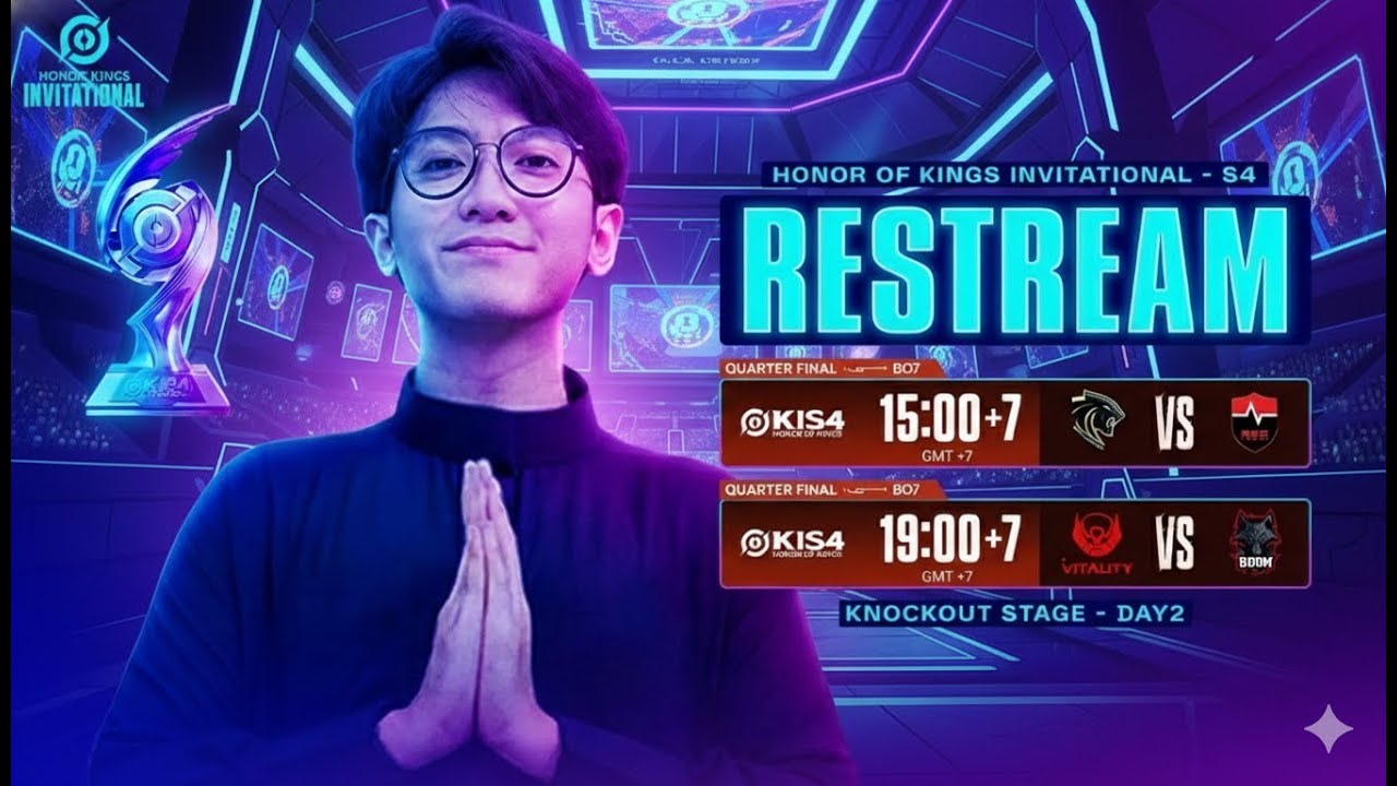 GILLAAA INDO MASUK GRAND FINAL SIH INI - QUARTERFINALS - RESTREAM KIS4 DAY 6