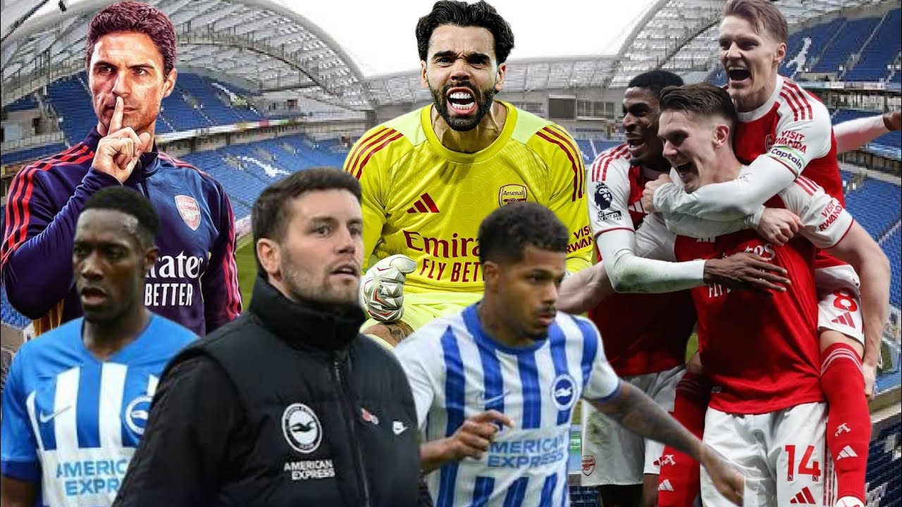 BRIGHTON VS ARSENAL MATCH PREVIEW, INJURY UPDATES, HEAD TO HEAD STATS 
