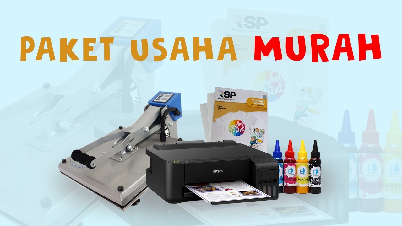 Modal 4 Jutaan Udah Bisa Usaha Sablon Kaos