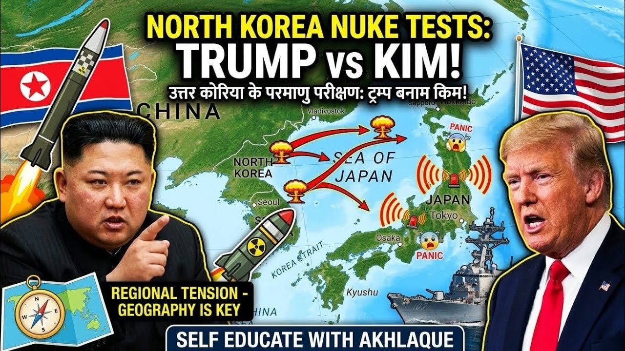 North Korea Missile Test 2026: क्या दुनिया परमाणु युद्ध की ओर है? | Kim Jong Un vs Trump