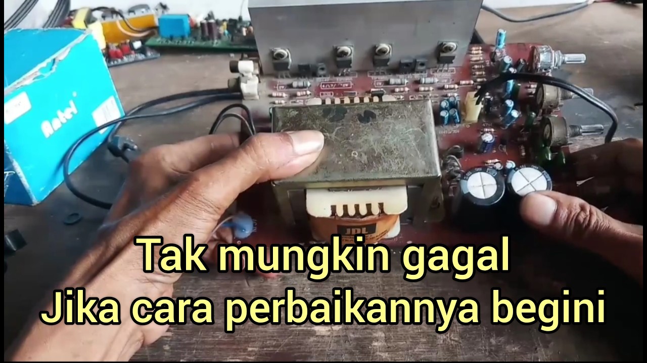 Penyebab power ampli resistornya terbakar terus