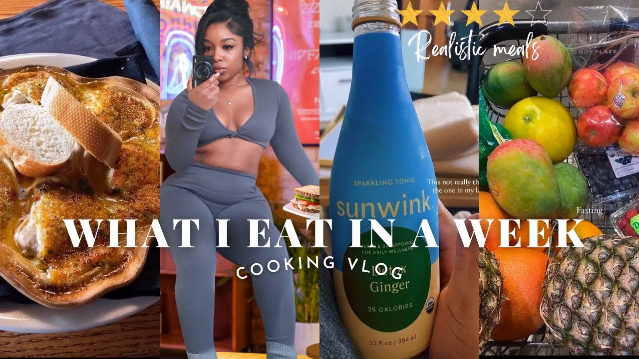what i eat in a week (simple + easy homemade meals) *realistic*
