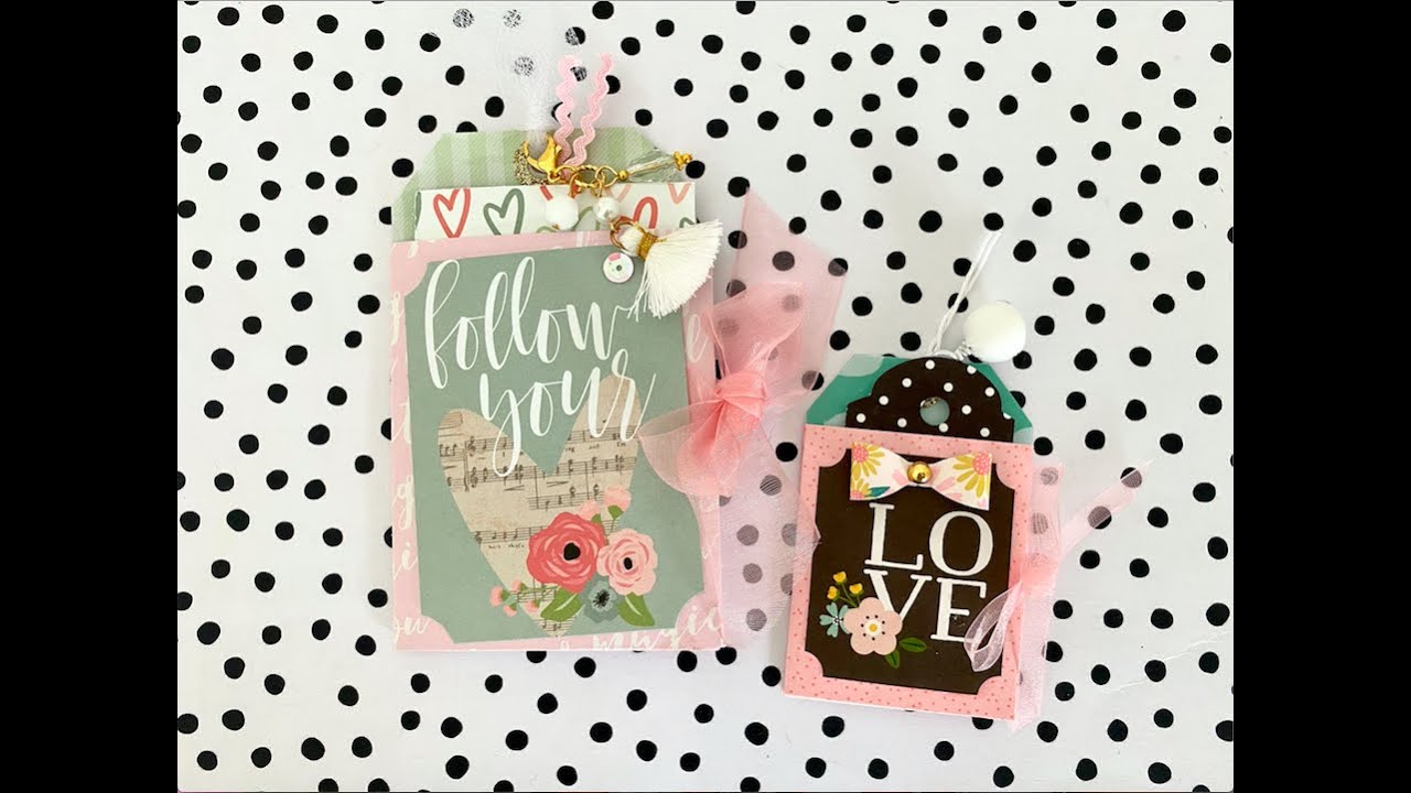 Pocket Tag with Pocket Insert Flip Page | Flat Mail Idea | Easy & Simple