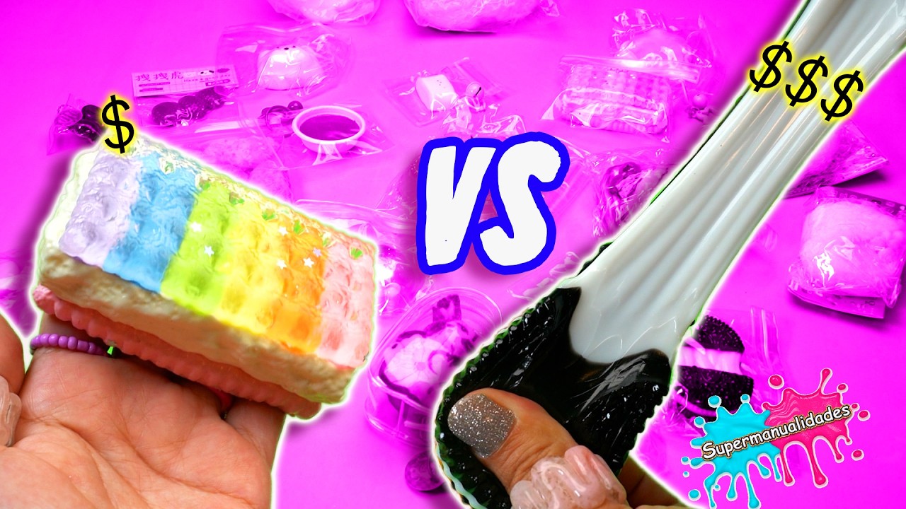 Taba Squishies Caros VS Baratos - Supermanualidades