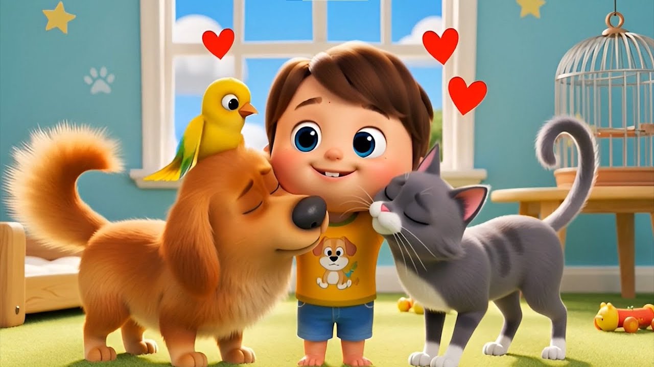 Learn About Pets with This Fun Kids Song 🐾 | Animal Sounds & Music