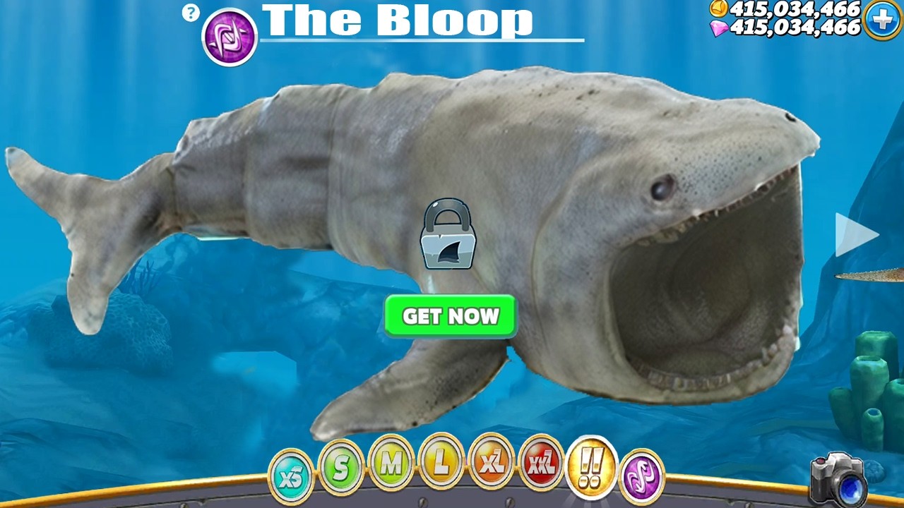 Hungry Shark World - The Bloop New Shark Coming Soon - All 46 Sharks Unlocked Hack Gems Coins Mod