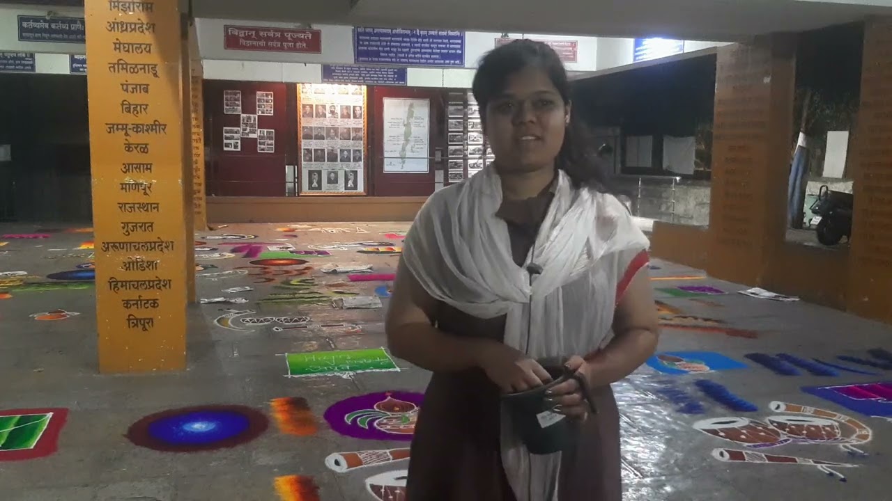 advance Rangoli student work | online Rangoli Arts classes | simple class | Freehand design