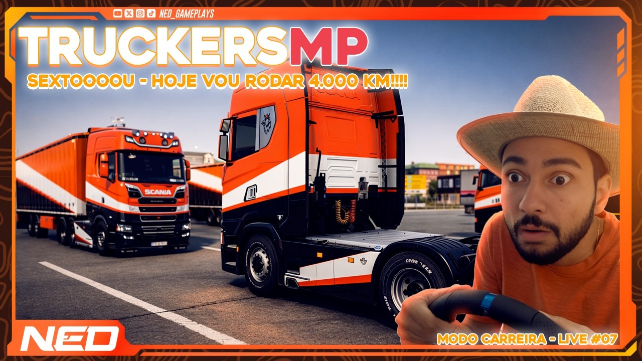 ETS2 TRUCKERSMP - RECRUTAMENTO NEDLOG ATIVO + 4000 KM HOJEEEE!!!!
