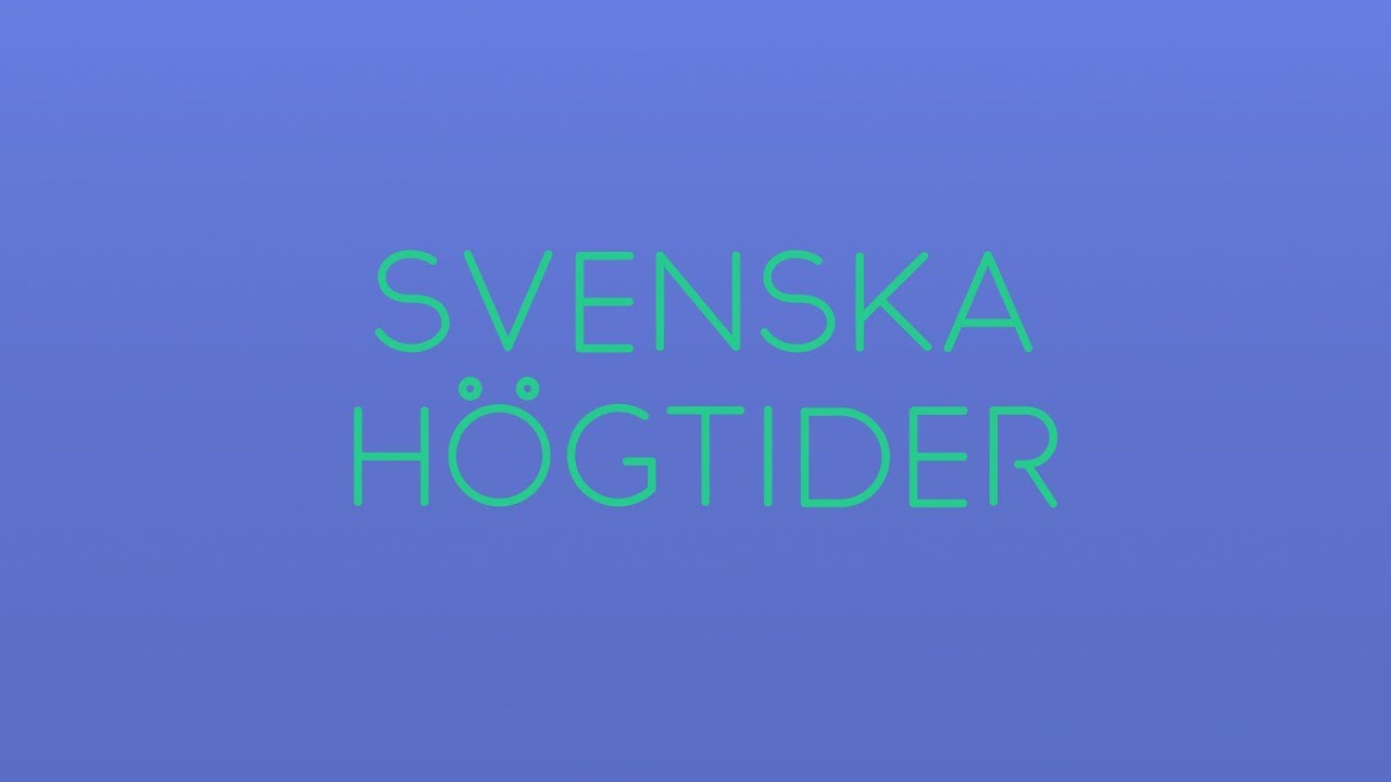 Meningsfull Väntan: Svenska högtider (film 1/9)