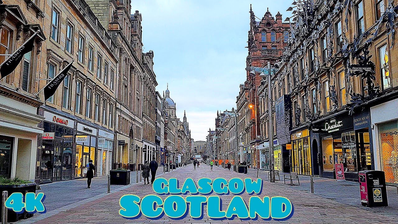 Virtual tour of Glasgow High street | Famous street of Glasgow Scotland for Shopping