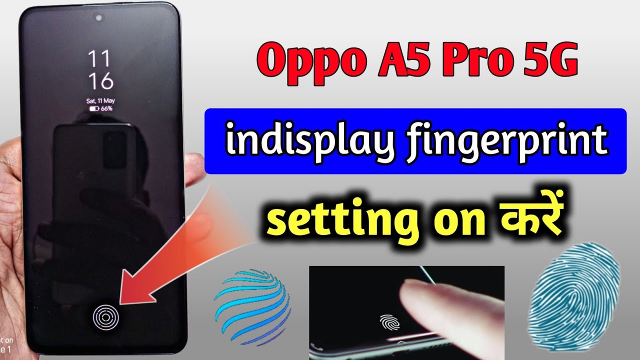 Oppo a5 pro 5g fingerprint lock | oppo a5 pro 5g display fingerprint settings