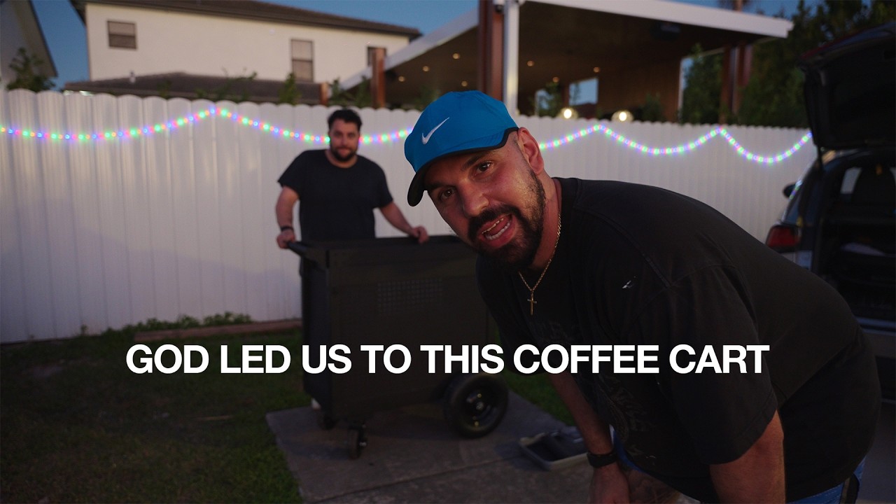 WE BOUGHT THE COFFEE CART // Day In The Life Building A Coffee Cart Business
